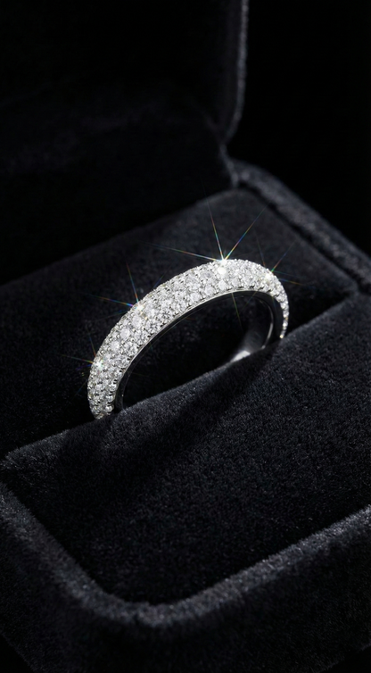 ダイヤモンドのささやきリング