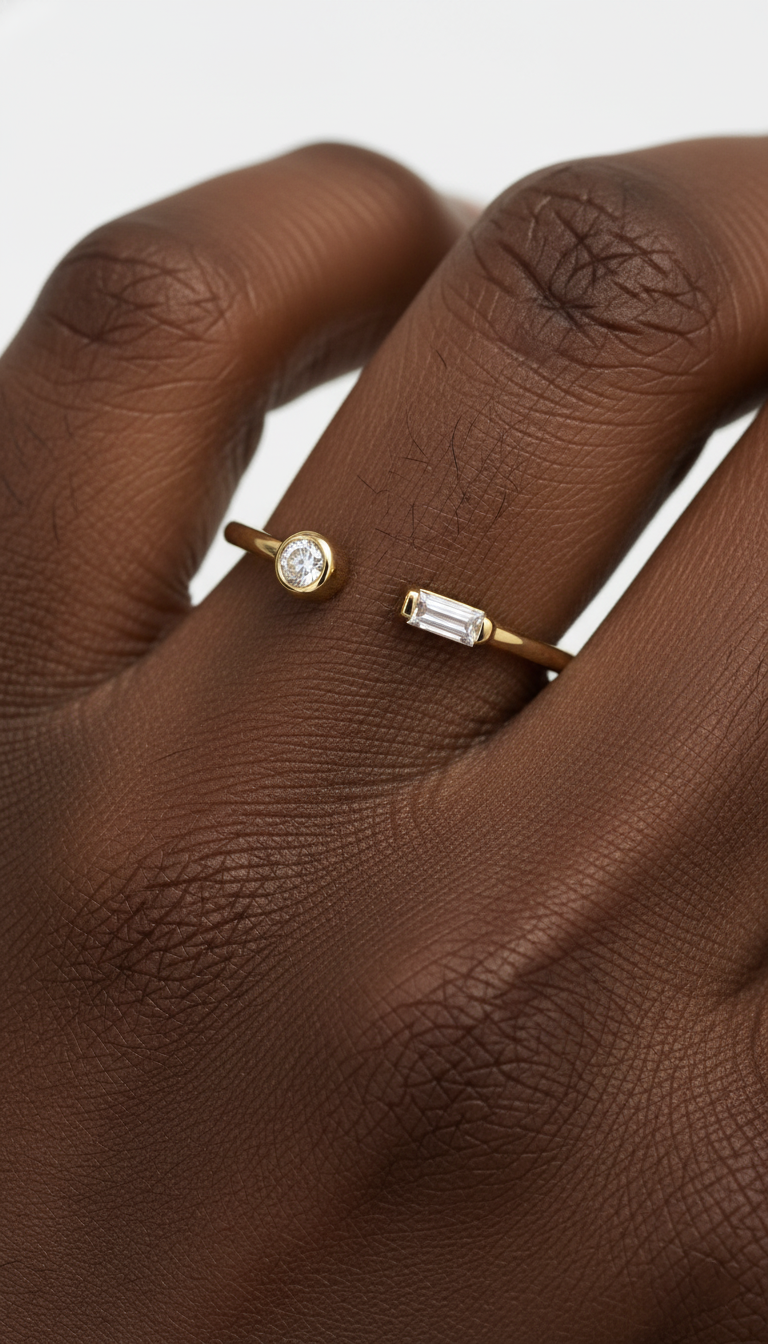 Stjärnprydd Majestät Ring