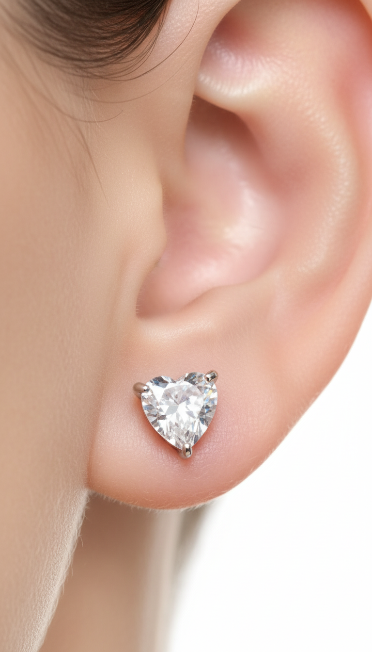 Orecchini Cuore Appassionato