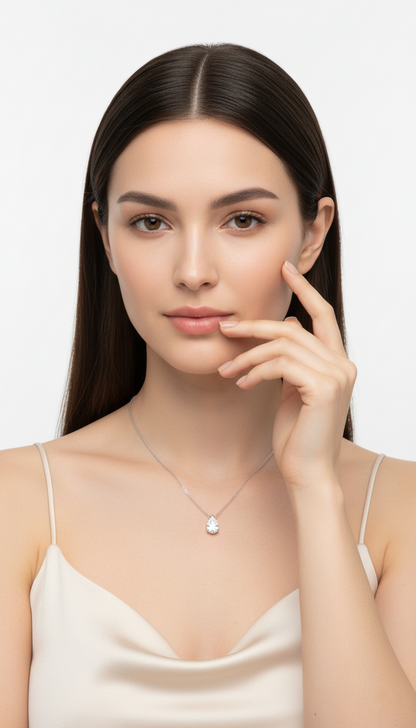 Månbelyst Tårdropphalsband