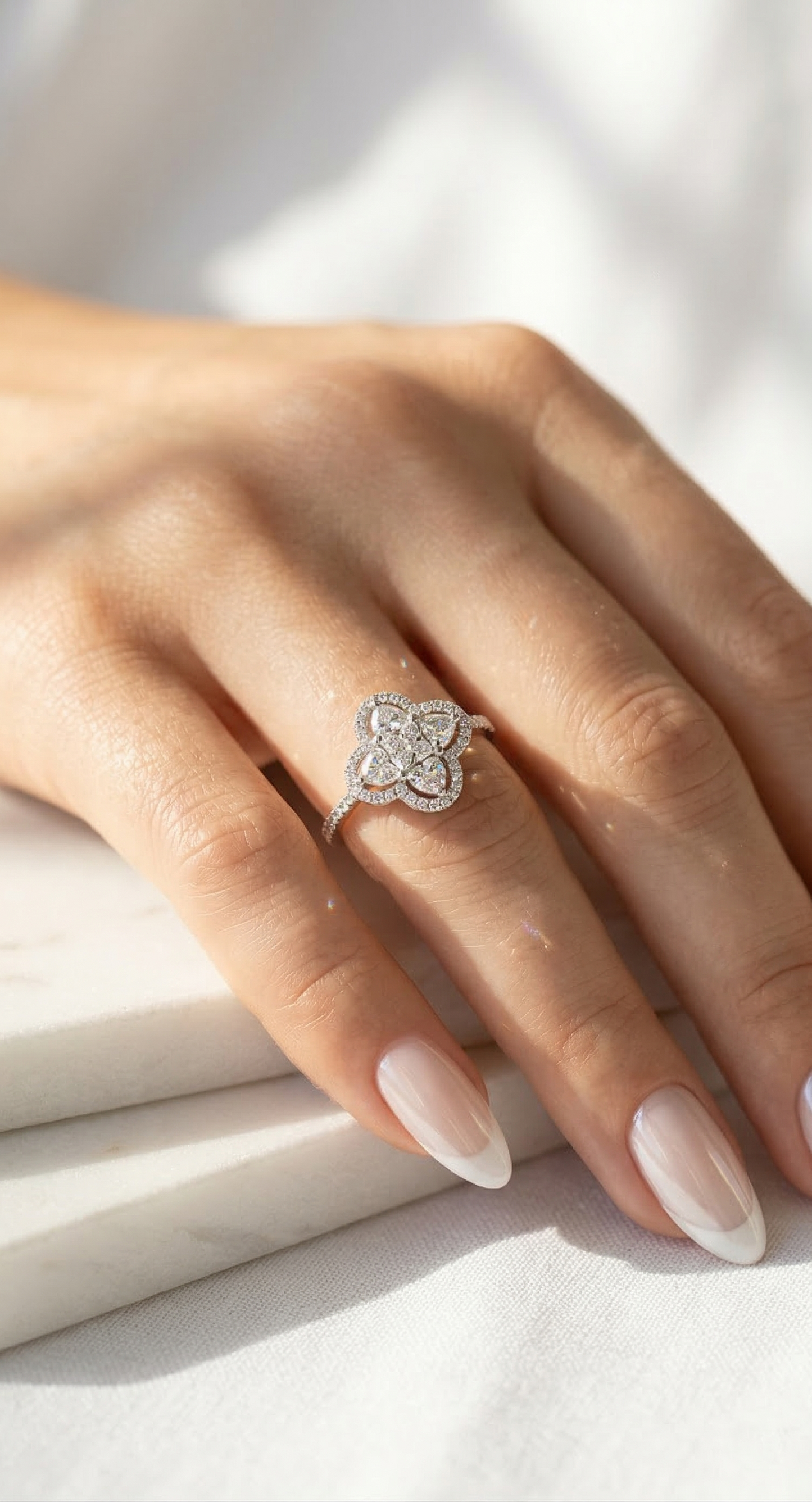 Clover Elegance Ring