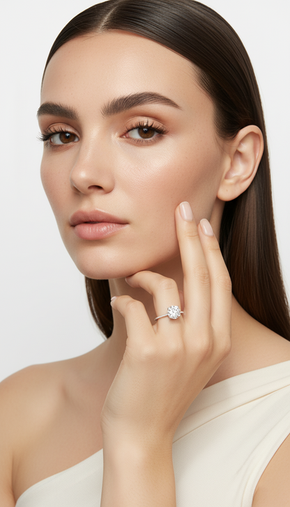 Anillo de diamantes de la realeza