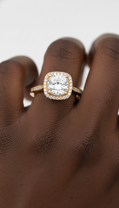 Majestätisk Diamantring