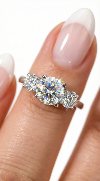 Bague Luminosité Scintillante