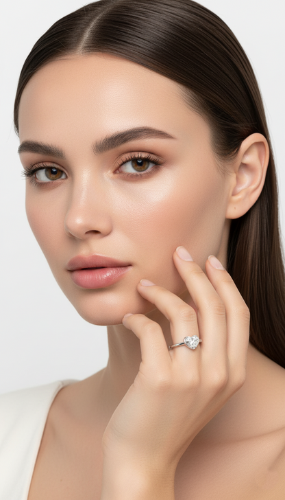Ethereal Heart Ring