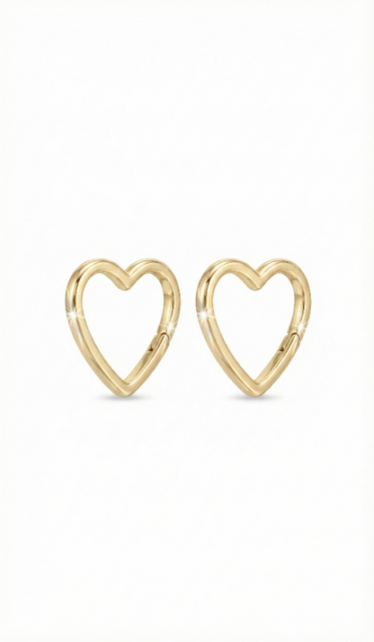 Devotion Heart Earrings