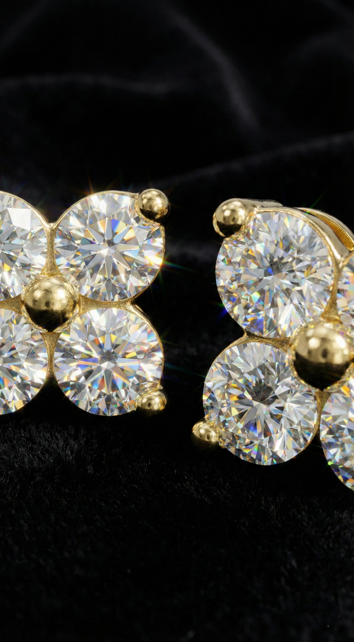 Celestial Clover Earrings