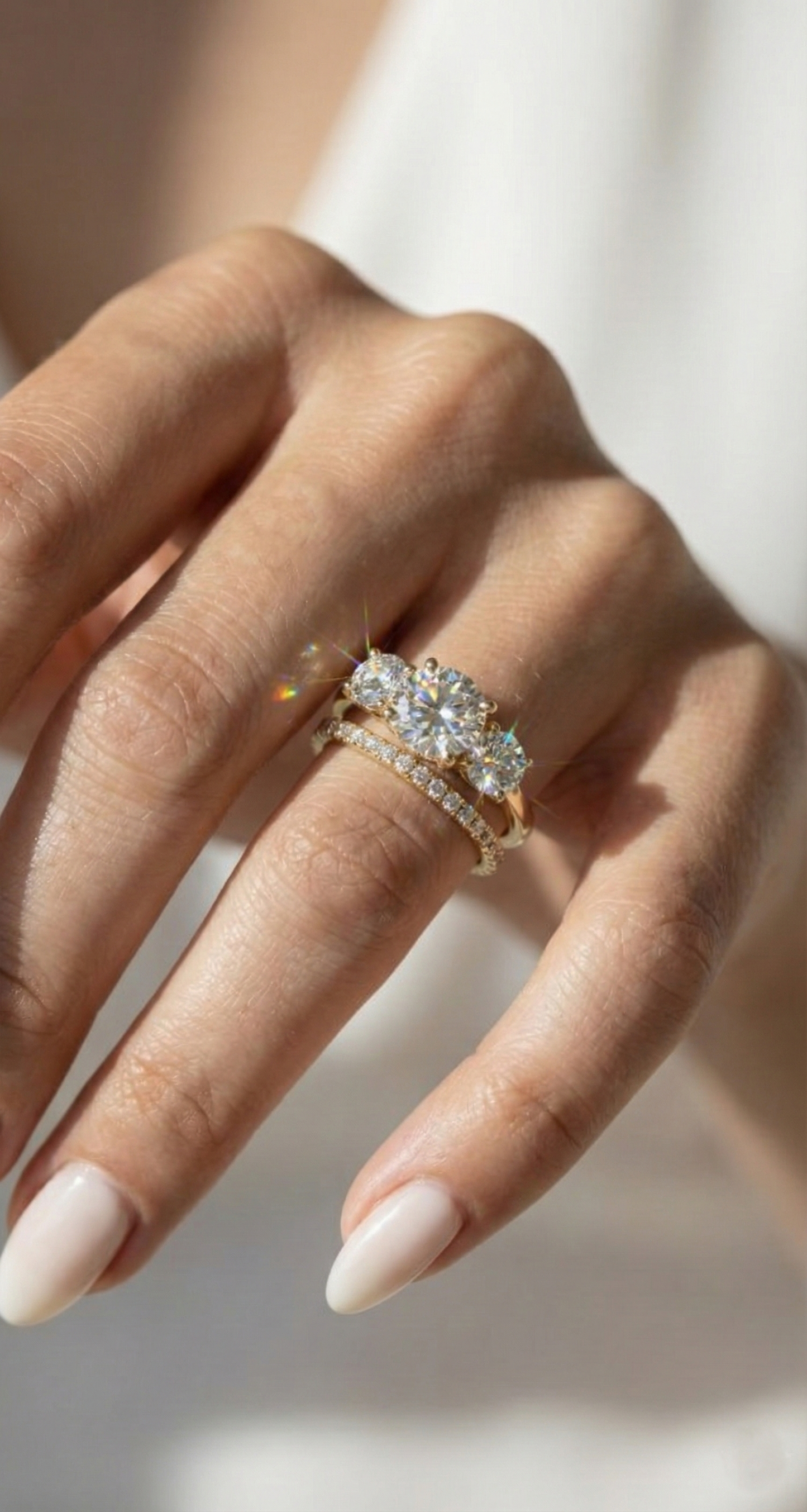 Bague Luminosité Scintillante