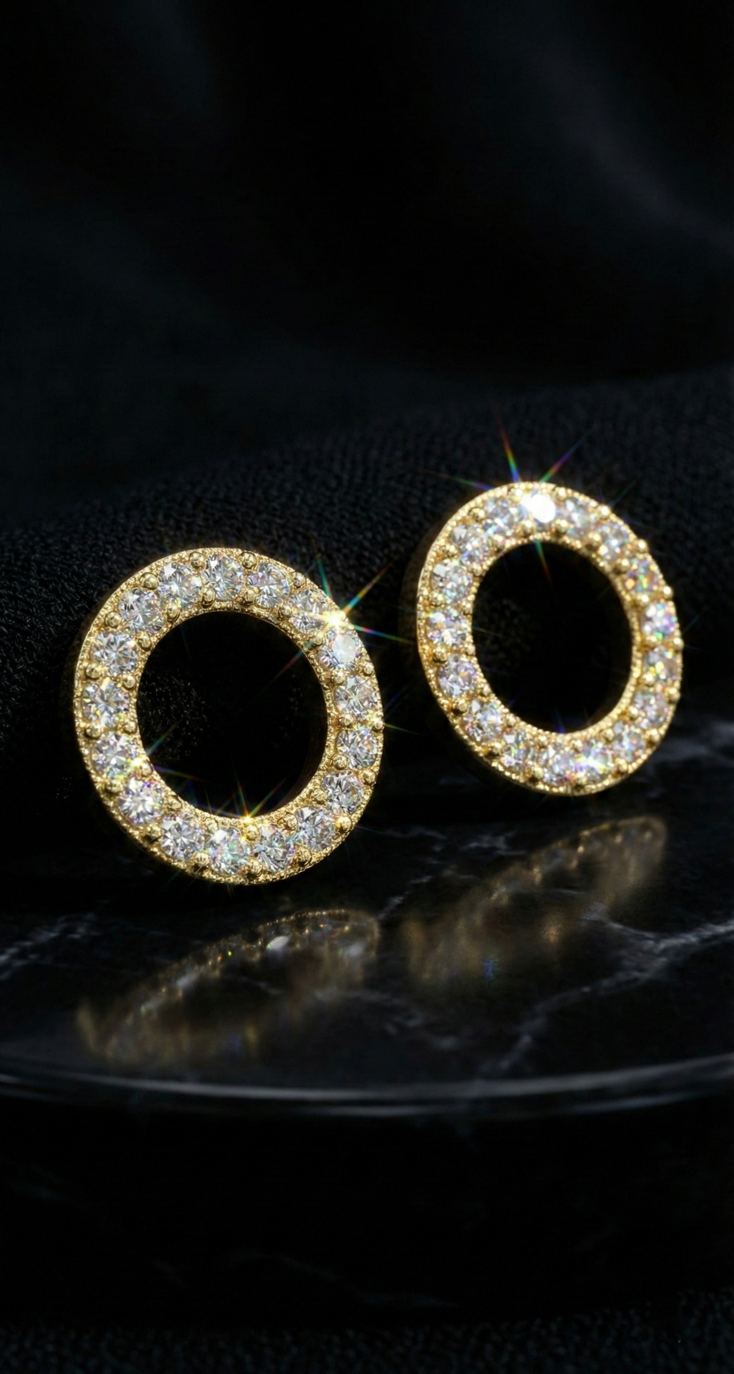 Eternity Hoops Earrings