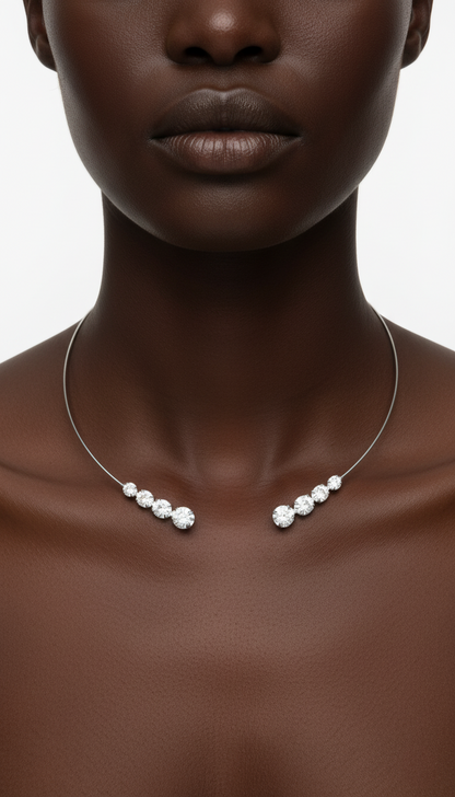 Crowned Veil Necklace