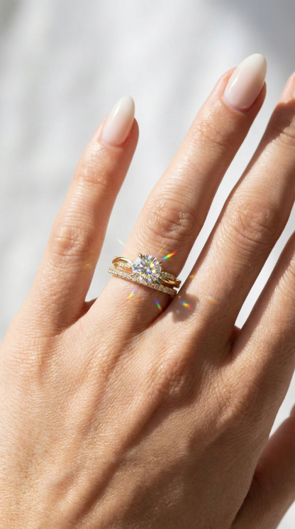 恒星渦巻きリング