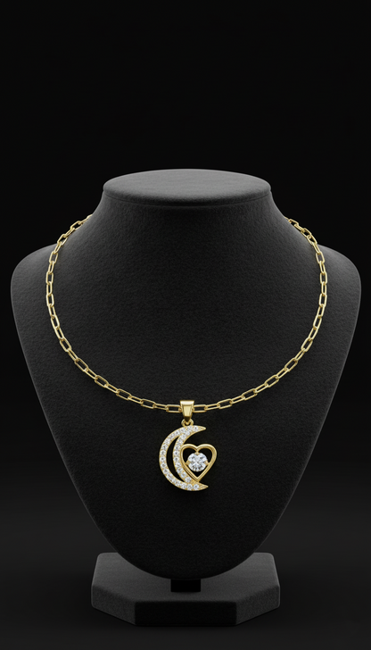 Lunar Heartbeat Necklace