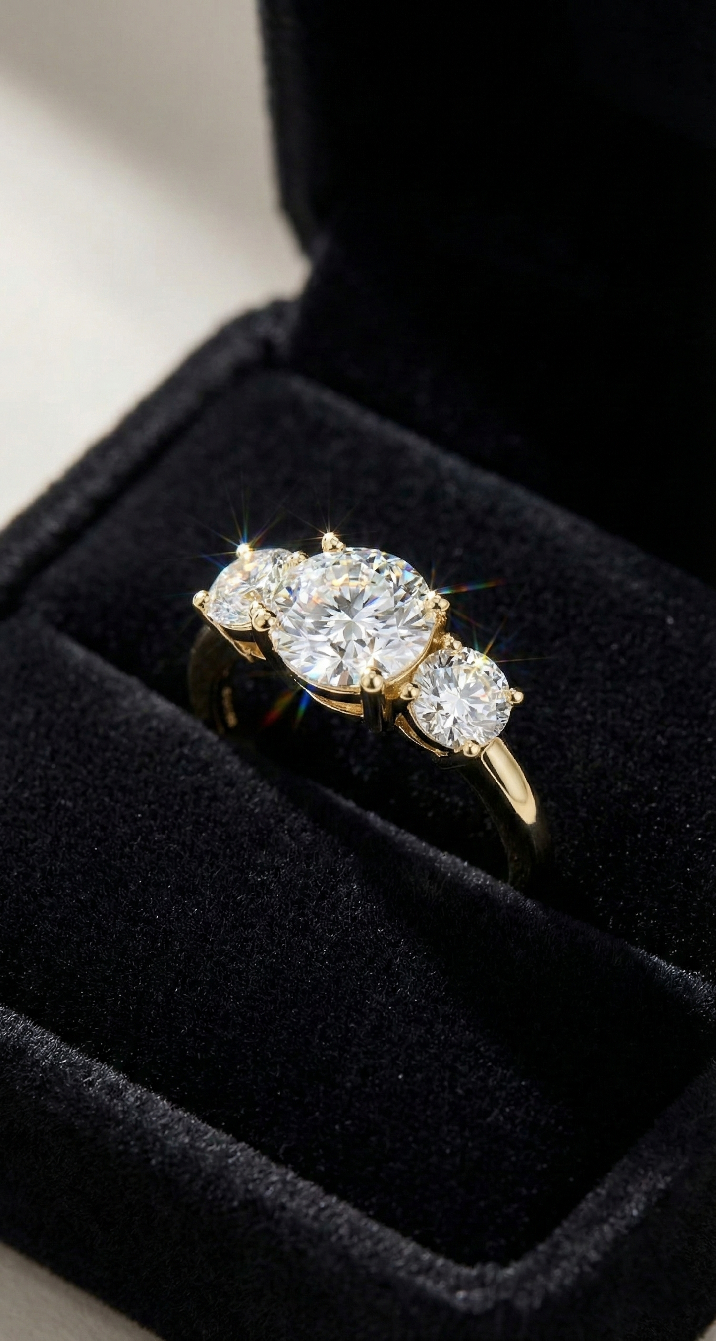 Bague Luminosité Scintillante