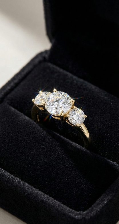 Bague Luminosité Scintillante