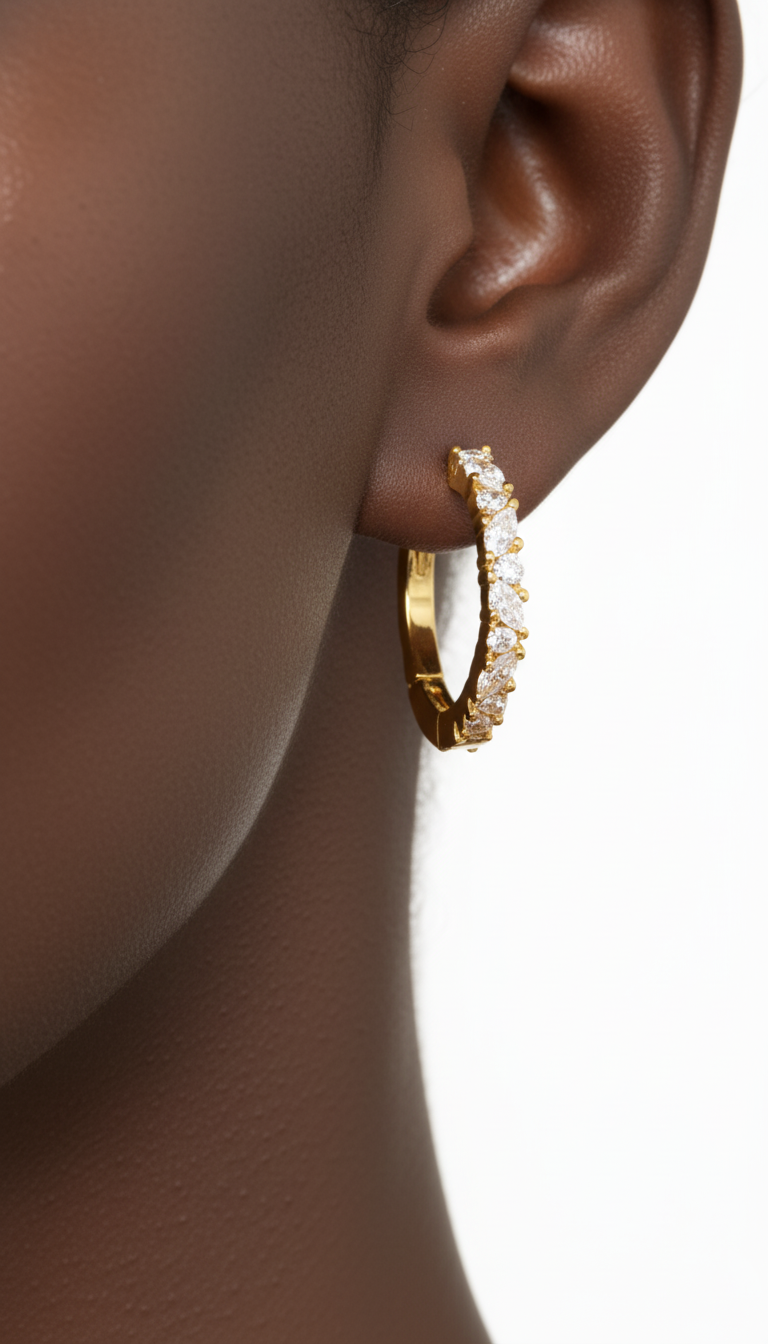 Majestätisk Lycka Örhängen