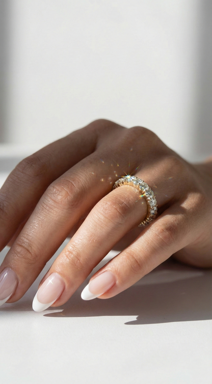 Bague empilable Éternité