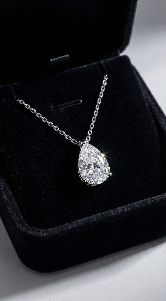 Moonlit Teardrop Necklace