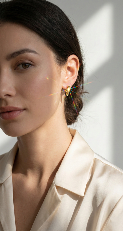 Pyramid Prism Earrings