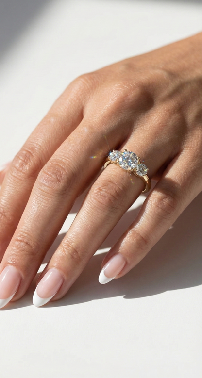 Bague Luminosité Scintillante