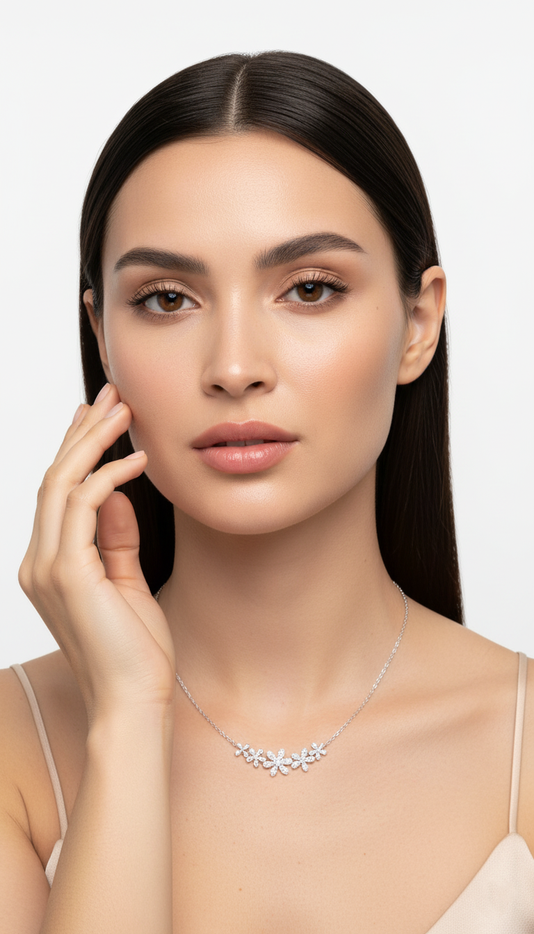 Förtrollad Blomma Halsband