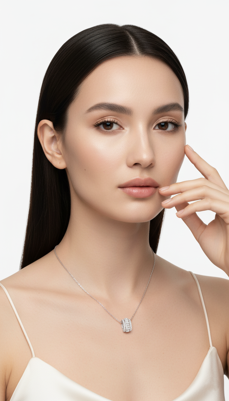 Smycke med sammanflätade gnistor