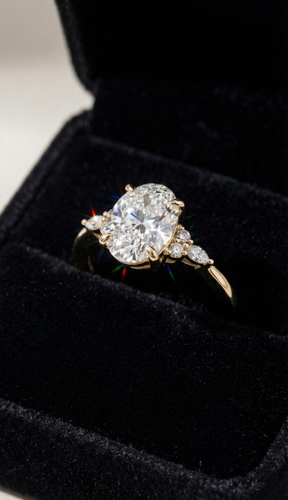 超越した優雅な指輪