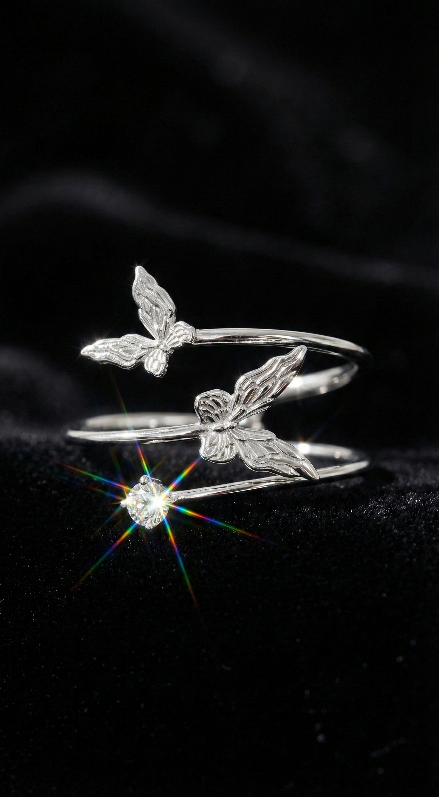 揺動する渦巻きリング