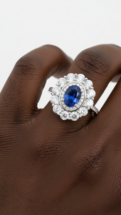 Royal Blue Radiance Ring