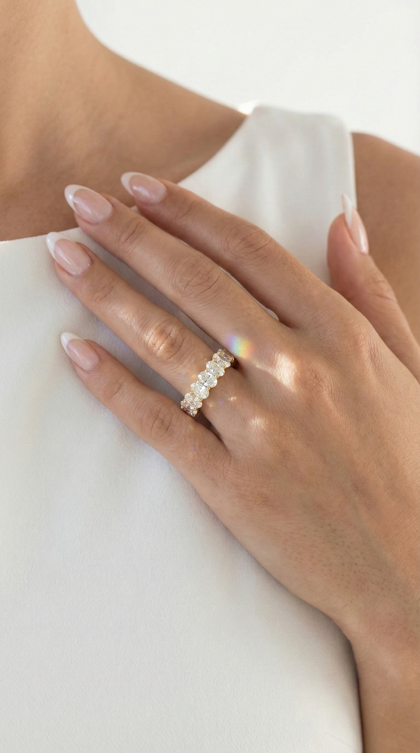 Bague Orbite en Pierre de Lune