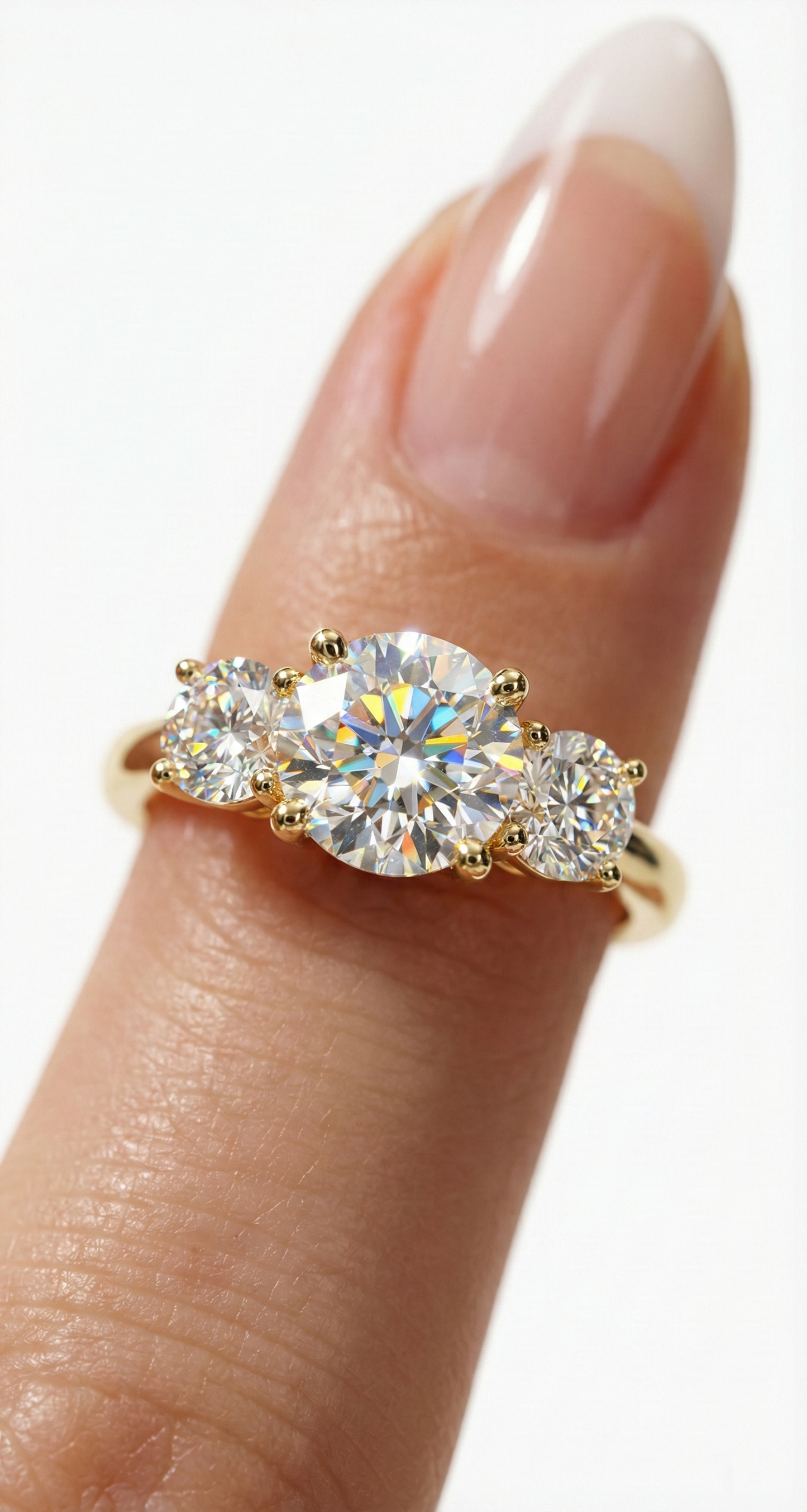 Bague Luminosité Scintillante