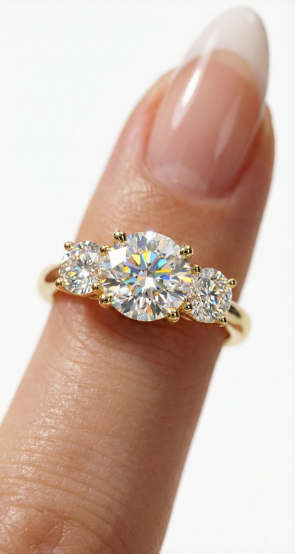 Bague Luminosité Scintillante