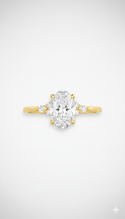 超越した優雅な指輪