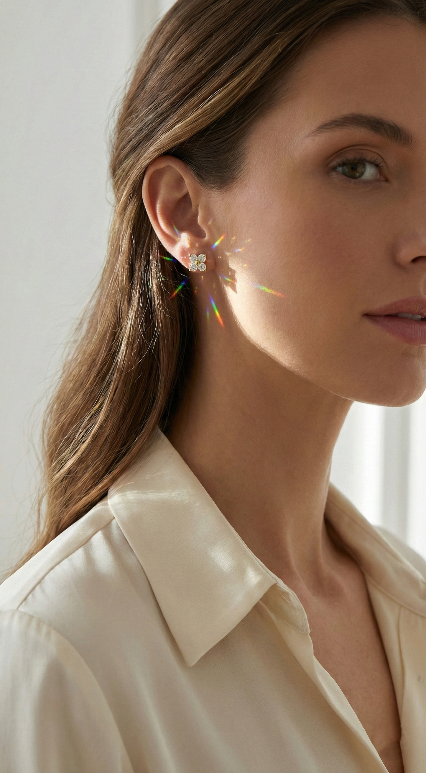 Celestial Clover Earrings