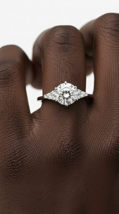 Anillo de ensueño de diamantes