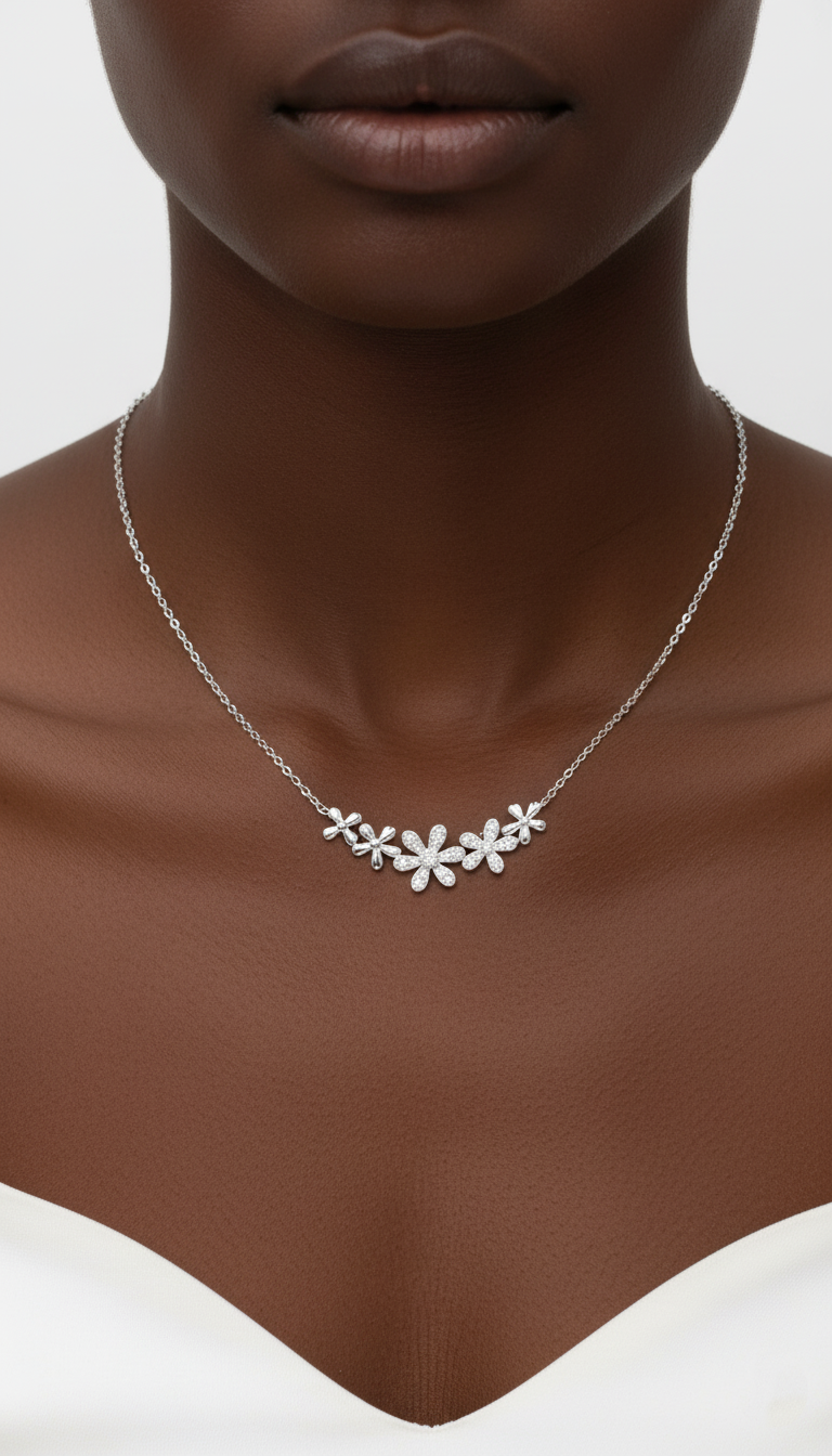 Förtrollad Blomma Halsband