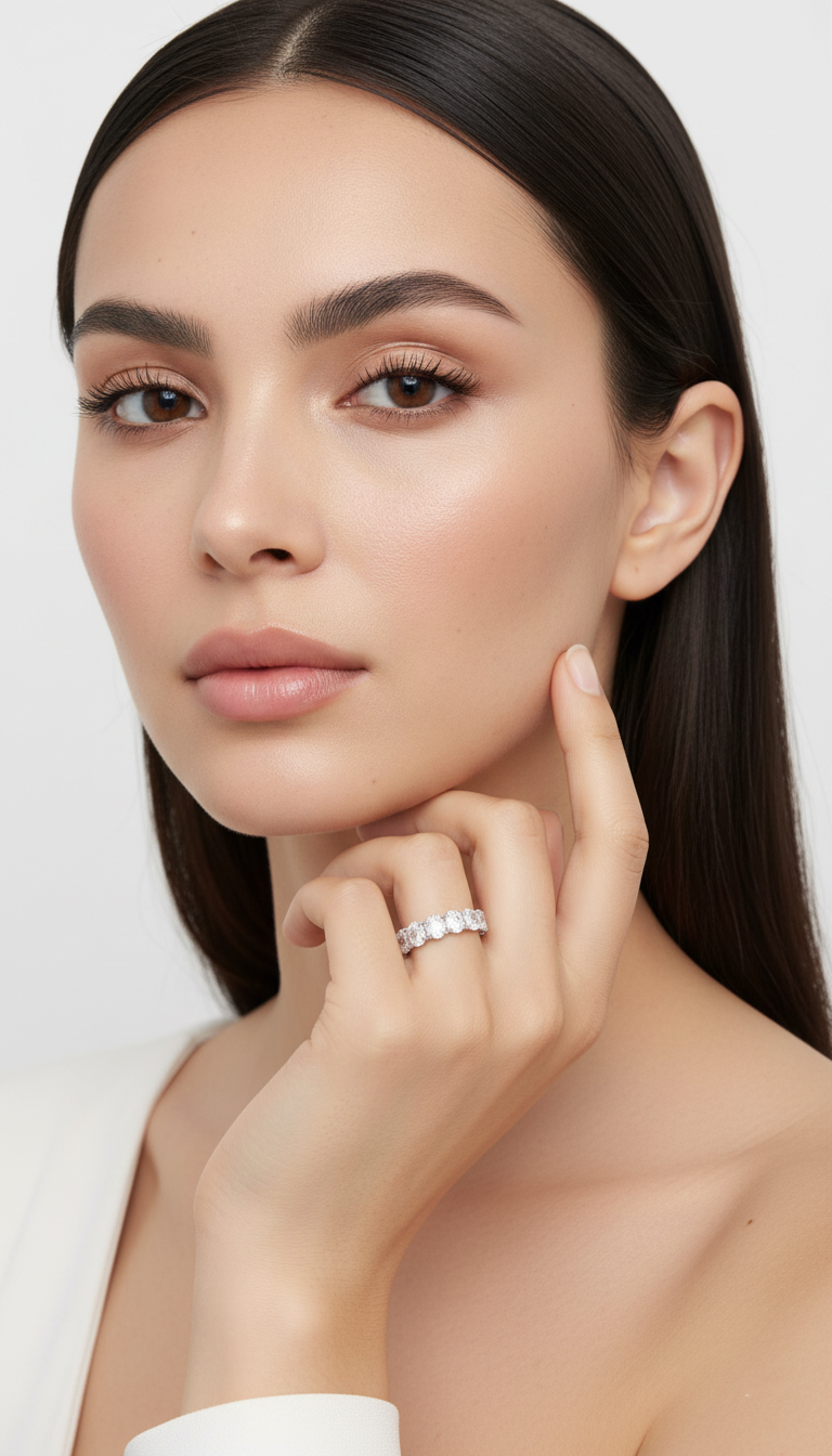 Anillo de piedra lunar con órbita
