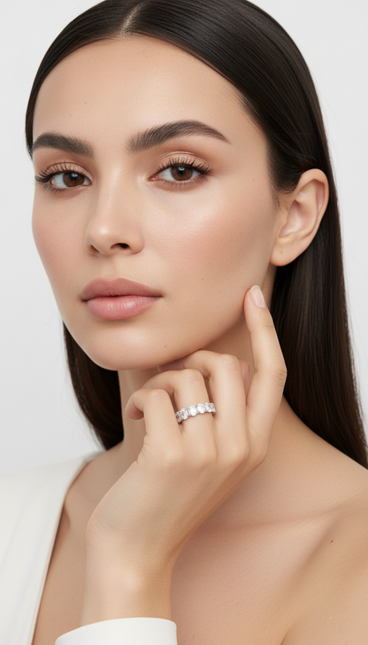 Anillo de piedra lunar con órbita