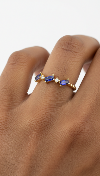 Golden Twilight Ring