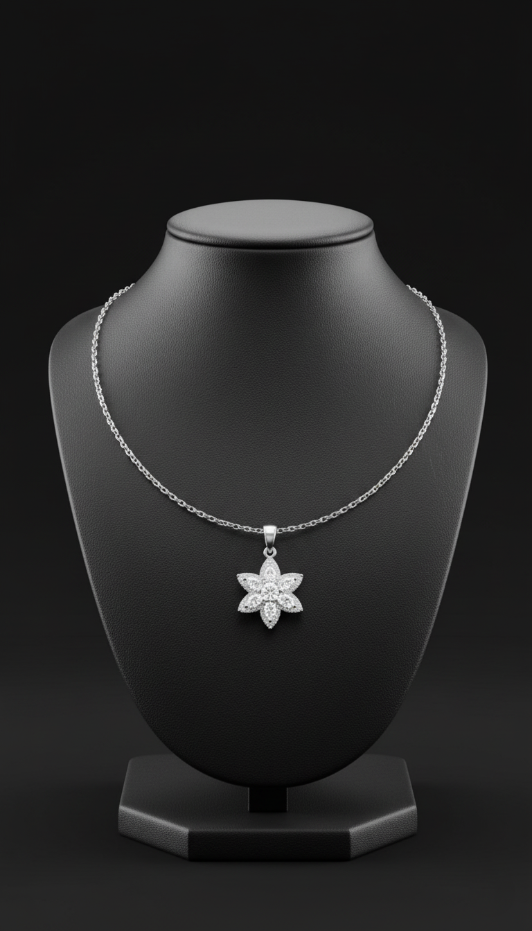Snowflake Whisper Necklace