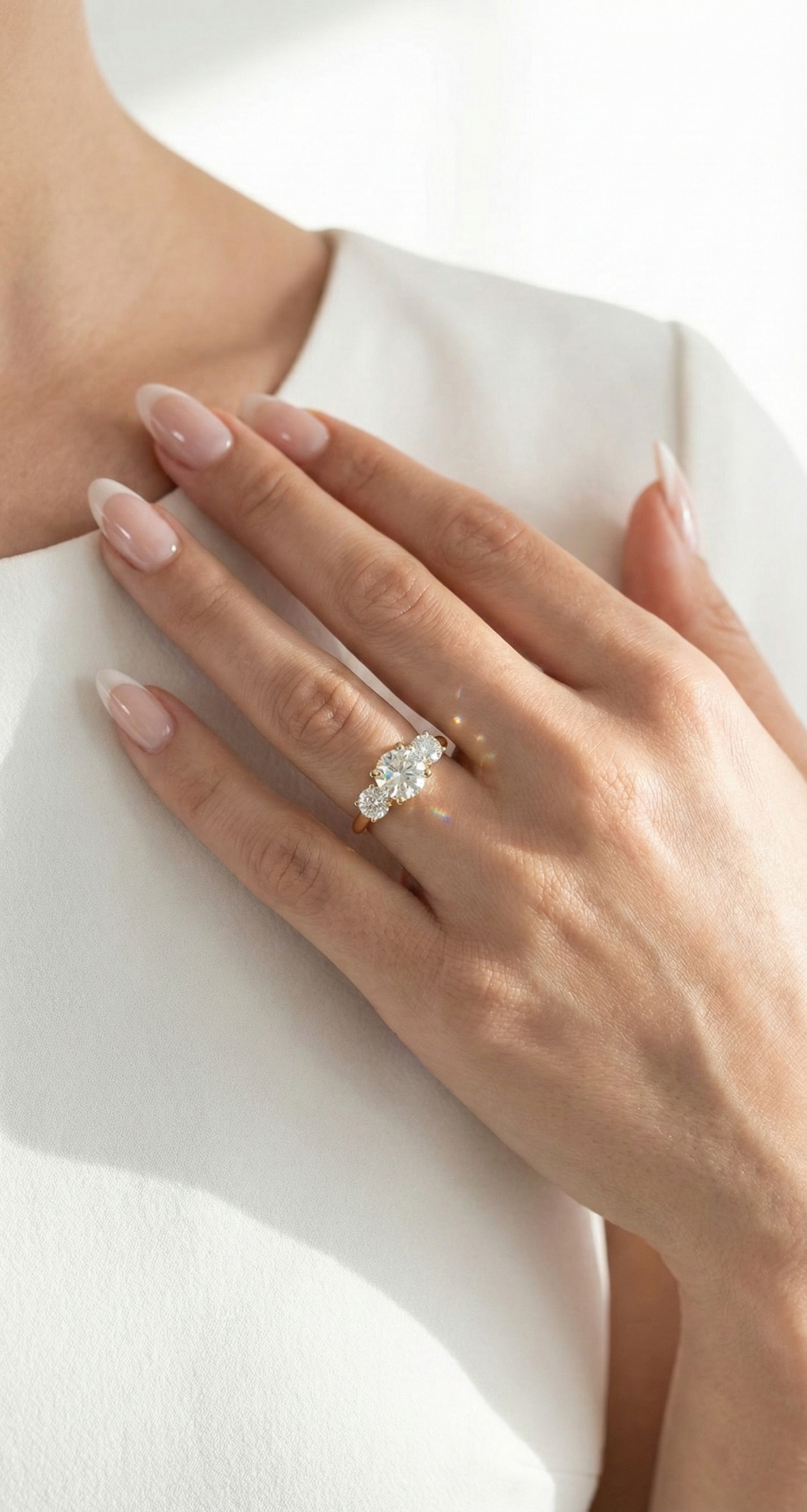 Bague Luminosité Scintillante