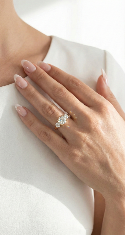 Bague Luminosité Scintillante