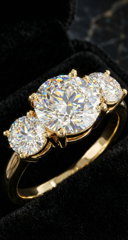 Bague Luminosité Scintillante