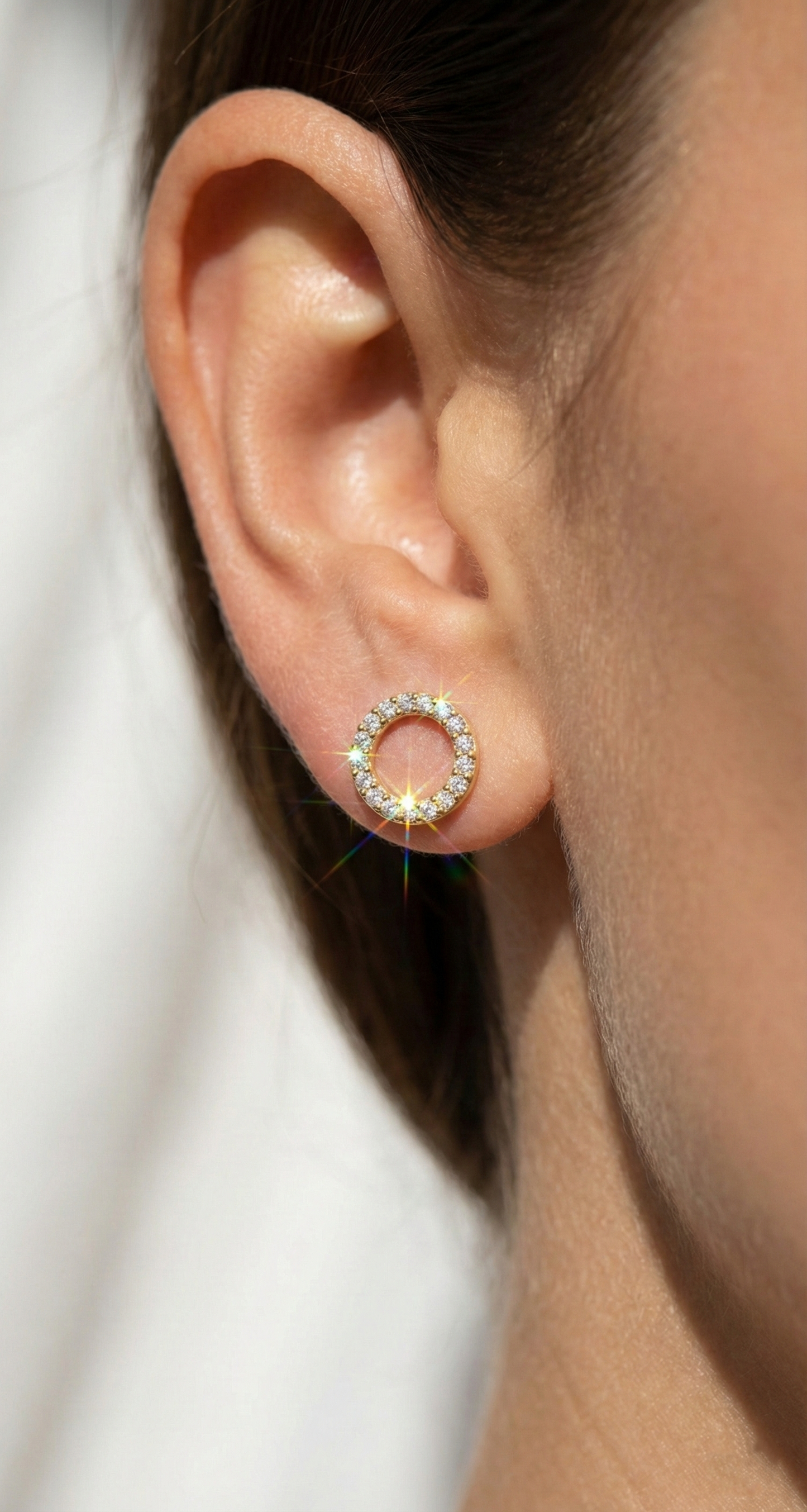 Eternity Hoops Earrings