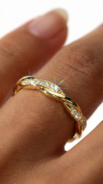 Celestial Swirl Ring