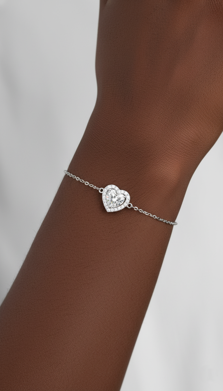 Diamond Heart Symphony Armband