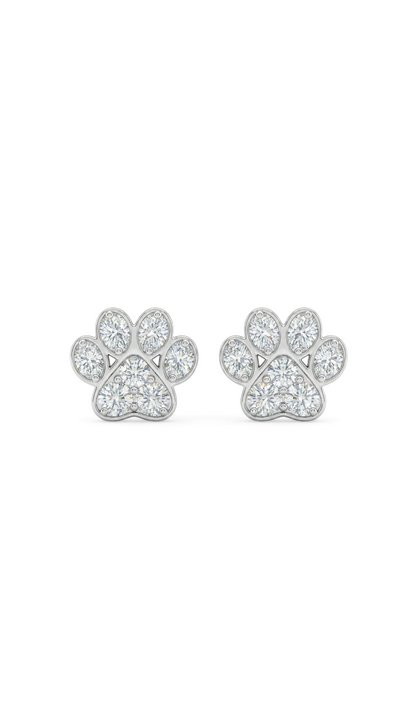 Precious Paw Prints Earrings