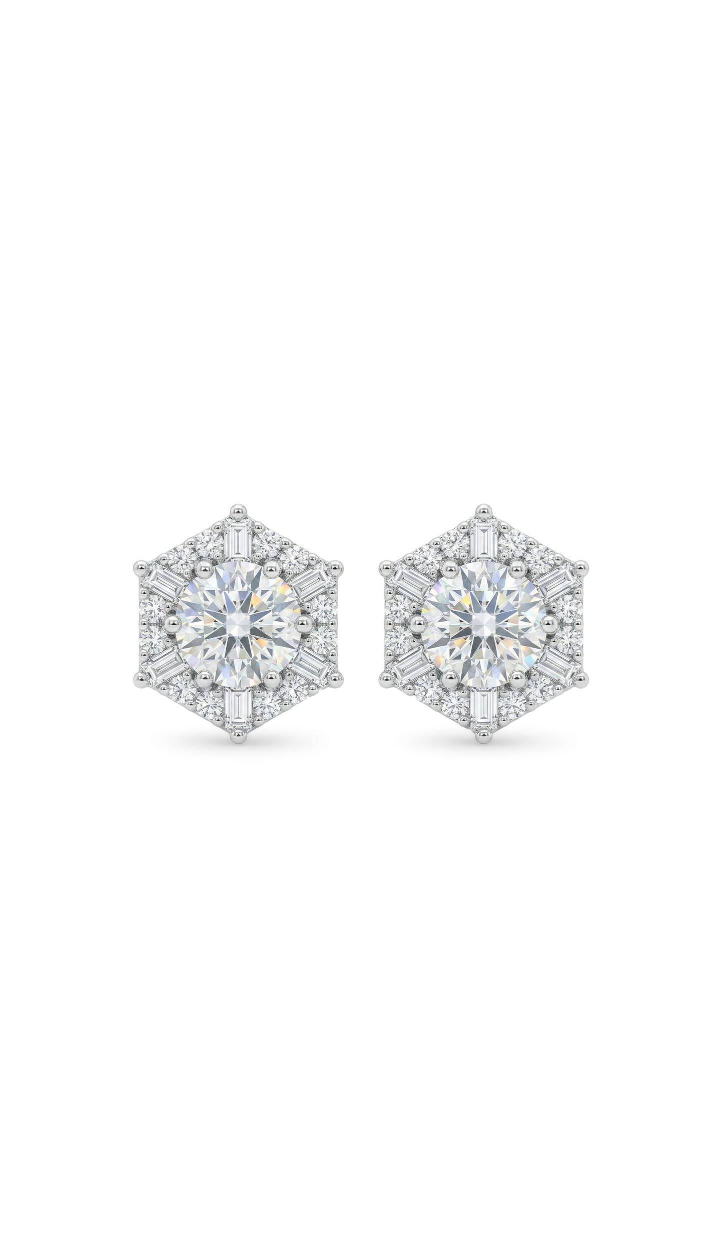 Space Snowflake Earrings