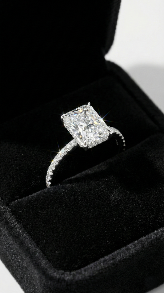 Glimmering Galaxy Ring