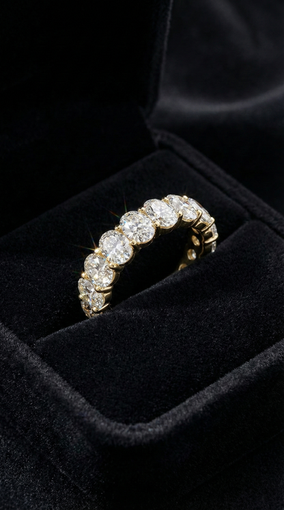 Bague Orbite en Pierre de Lune