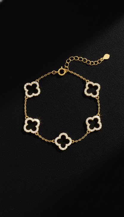 Celestial Clover Bracelet